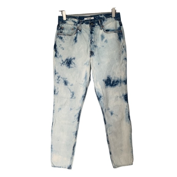 NEW GRLFRND Karolina Sunbleach High Rise Straight Rigid Denim Jeans - Picture 3 of 11